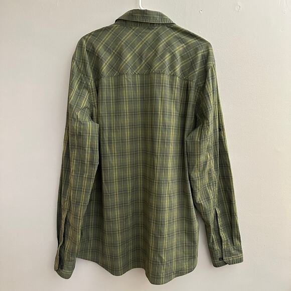 L.L. Bean Men LARGE TALL Plaid Field Shirt Button Front Gorpcore Camping Outdoor - Picture 7 of 11